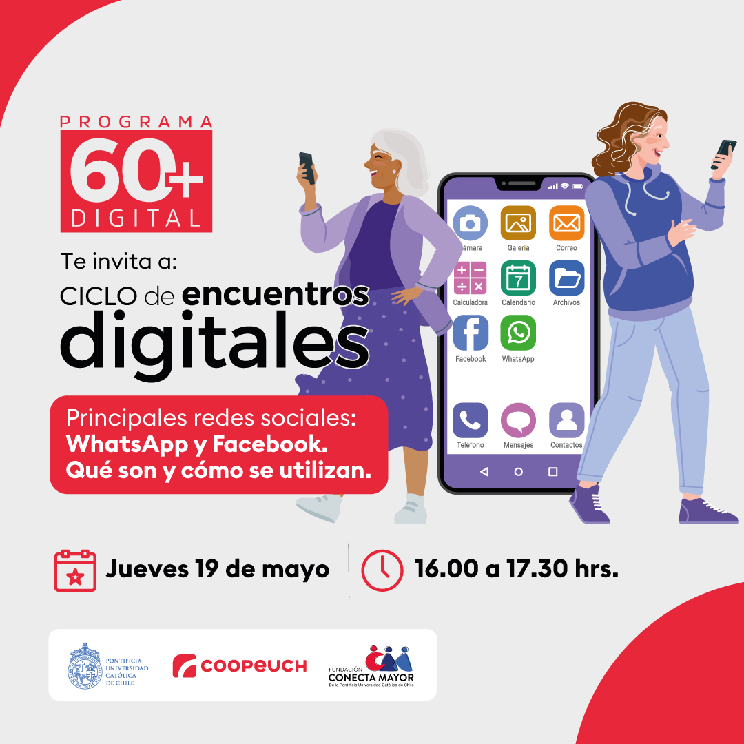 Charla gratuita para enseñar a personas mayores a utilizar redes sociales 